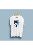 Oversize Kadın ve Kadın dudakları çizim unisex T-shirt thumbnail 2