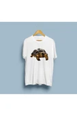 Oversize Kaplumbağa Tasarım unisex T-shirt thumbnail 2
