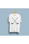 Oversize Golf Stick Tasarım Unisex T-shirt thumbnail 1