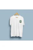 Oversize Brezilya Futbol Klubü Cep logo T-shirt thumbnail 1