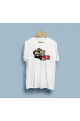 Oversize AC/DC Karikatür Tasarım Unisex T-shirt thumbnail 4