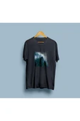 Oversize Orman ve Uçurum Tasarım Unisex T-shirt thumbnail 7