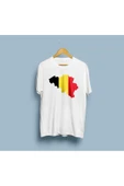 Oversize Belgium / Belçika tasarım unisex T-shirt thumbnail 1