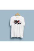 Oversize Love Hockey Tasarım Unisex T-shirt thumbnail 3
