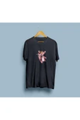Oversize Pembe Panter Tasarım T-shirt thumbnail 8
