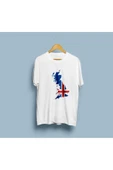Oversize England / İngiltere Haritası tasarım unisex T-shirt thumbnail 2