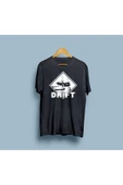 Oversize Drift tasarımlı unisex T-shirt thumbnail 4