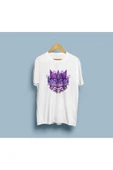 Oversize Lavender Town / İskelet Şehri Tasarım unisex T-shirt thumbnail 1