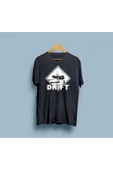 Oversize Drift tasarımlı unisex T-shirt thumbnail 2