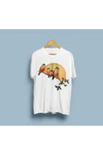 Oversize Kuşlar Tasarım Unisex T-shirt thumbnail 1