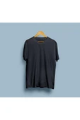 Oversize Düz Siyah T-shirt thumbnail 2