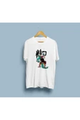 Oversize Crocodile Graffiti Unisex Tasarım T-shirt thumbnail 3