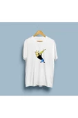 Oversize Johhny Bravo tasarımlı unisex T-shirt thumbnail 1