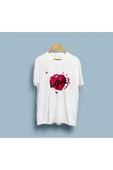 Oversize Love / Aşk ve Kalp tasarım unisex T-shirt thumbnail 3