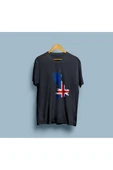 Oversize England / İngiltere Haritası tasarım unisex T-shirt thumbnail 5