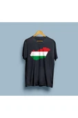 Oversize Hungary / Macaristan Haritası tasarım unisex T-shirt thumbnail 7
