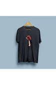 Oversize Papağan Tasarım unisex T-shirt thumbnail 7
