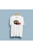 Oversize AC/DC Karikatür Tasarım Unisex T-shirt thumbnail 3