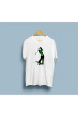 Oversize Golf Tasarım Unisex T-shirt - 2