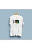 Oversize Şarj / Batarya Göstergesi tasarım unisex T-shirt thumbnail 1