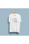 Oversize Daha fazla kahveye ihtiyacım var unisex T-shirt thumbnail 4