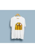 Oversize Jake Adventure Time Tasarım Unisex T-shirt thumbnail 2