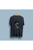 Oversize Crocodile Graffiti Unisex Tasarım T-shirt thumbnail 6