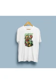 Oversize Green Cacatus coscoot tasarımlı unisex T-shirt thumbnail 1