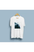 Oversize Orman ve Uçurum Tasarım Unisex T-shirt thumbnail 1