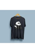 Oversize Panda Tasarım unisex T-shirt thumbnail 7