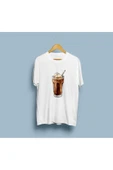 Oversize Çikolatalı Çikolatalı Milkshake Tasarım unisex T-shirt thumbnail 1