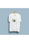Oversize Futbol Topu Tasarım Unisex T-shirt thumbnail 4