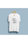 Oversize Anlaşılmayan Yazılar Tasarım Unisex T-shirt thumbnail 4