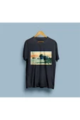 Oversize Sagami Plaj Tasarım Unisex T-shirt thumbnail 7