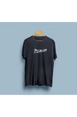 Oversize Picasso Yazı Baskılı Unisex T-shirt thumbnail 6