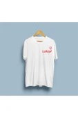 Oversize I Love You Yazılı Tasarım Unisex T-shirt thumbnail 3
