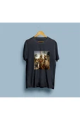Oversize İsa'nın Vaftizi Tablosu Leonardo Da Vinci Tasarım Unisex T-shirt thumbnail 1