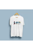 Oversize Şirinler Baskılı Unisex T-shirt thumbnail 1