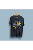 Oversize Color Painted Sedan Car Baskılı Unisex T-shirt thumbnail 7