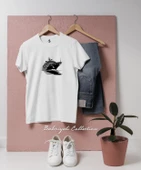 Oversize Vektör Çizim Yolcu Gemisi Büyük Tasarımlı Unisex T-Shirt thumbnail 5