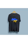 Oversize Ukraine / Ukrayna Tasarım unisex T-shirt thumbnail 5