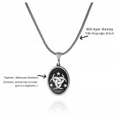 Teşkilatı Mahsusa Mit Gizli Servis Sembolü 60 cm 925 Gümüş Kolye thumbnail 2