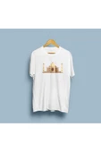 Oversize Tac Mahal Tasarım Unisex T-shirt thumbnail 3