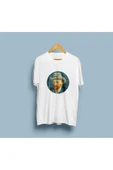 Oversize Van Gogh Şapkalı Portre Tasarım Unisex T-shirt thumbnail 1