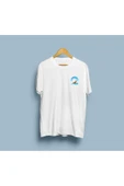 Oversize Yelkenli Cep Logo Baskılı Unisex T-shirt thumbnail 1