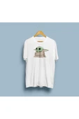 Oversize Baby Yoda Baskılı Unisex T-shirt thumbnail 4