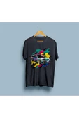 Oversize Color Painted Sedan Car Baskılı Unisex T-shirt thumbnail 6