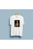 Oversize Leonardo Da Vinci Lady With An Ermine Tasarım Unisex T-shirt thumbnail 4