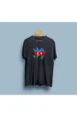 Oversize Azerbaycan Haritası Unisex T-Shirt thumbnail 7