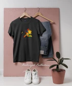 Oversize En iyi Tenis illüstrasyonu Tasarımlı Unisex T-Shirt - 12